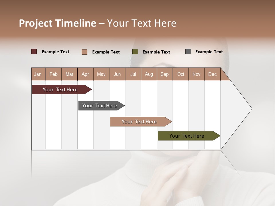 Only Female Cheerful PowerPoint Template