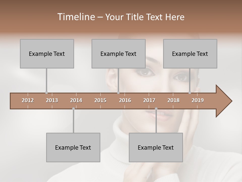 Only Female Cheerful PowerPoint Template