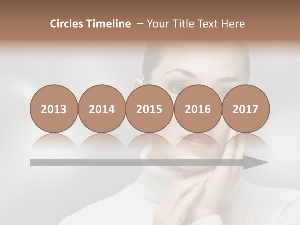 Only Female Cheerful PowerPoint Template