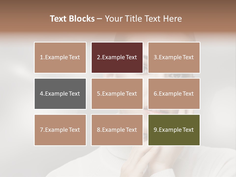 Only Female Cheerful PowerPoint Template