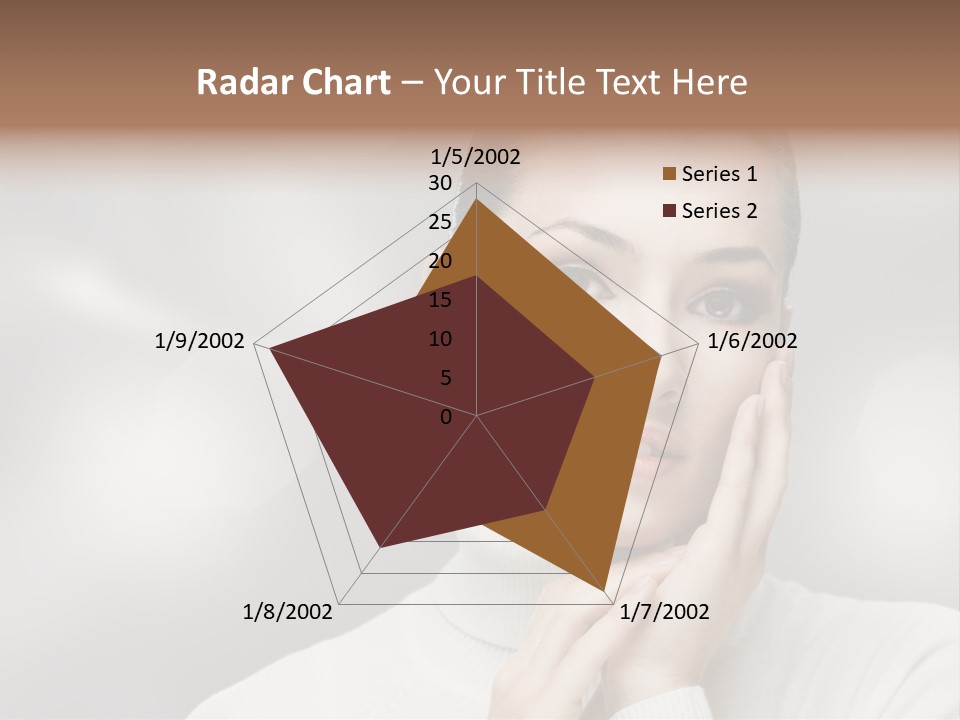 Only Female Cheerful PowerPoint Template