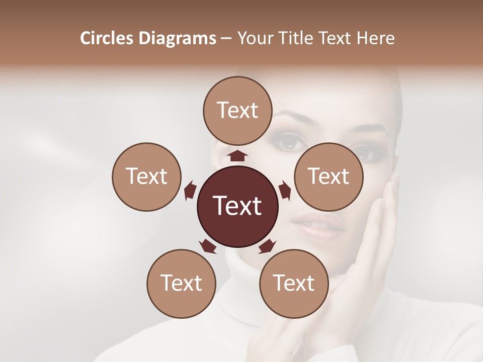 Only Female Cheerful PowerPoint Template