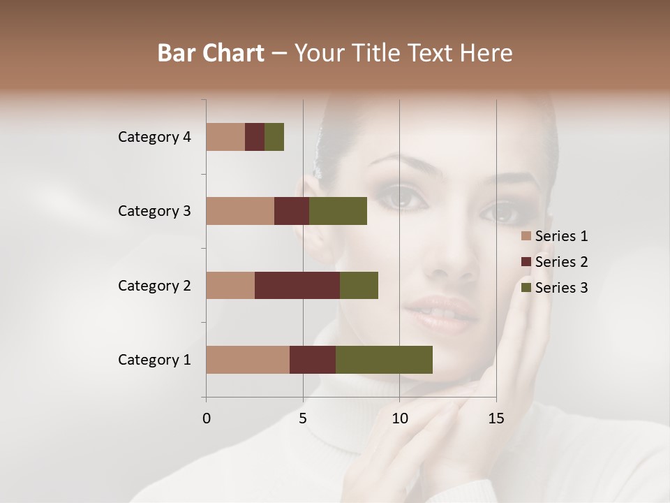 Only Female Cheerful PowerPoint Template