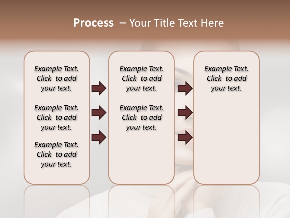 Only Female Cheerful PowerPoint Template