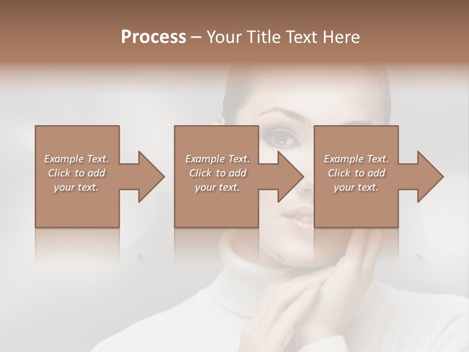 Only Female Cheerful PowerPoint Template