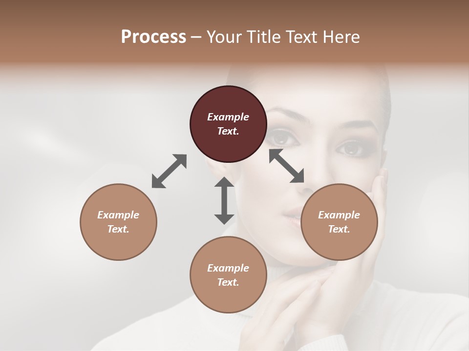 Only Female Cheerful PowerPoint Template