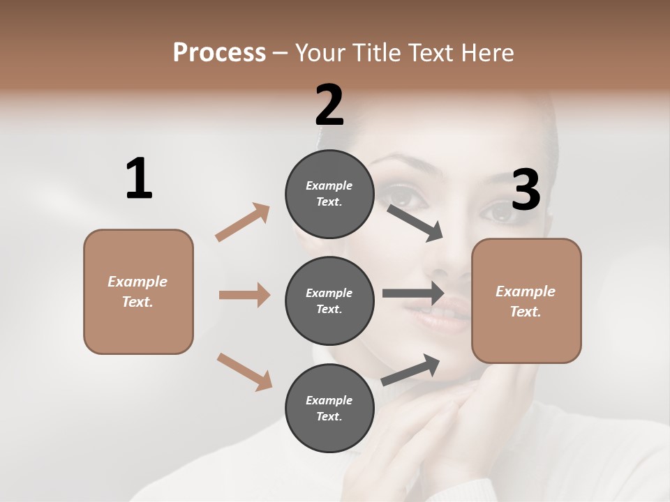 Only Female Cheerful PowerPoint Template