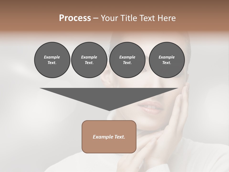 Only Female Cheerful PowerPoint Template