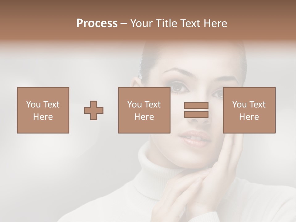 Only Female Cheerful PowerPoint Template