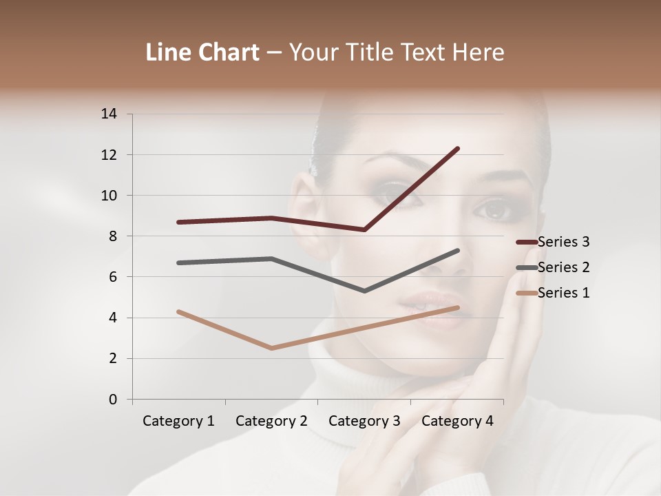 Only Female Cheerful PowerPoint Template