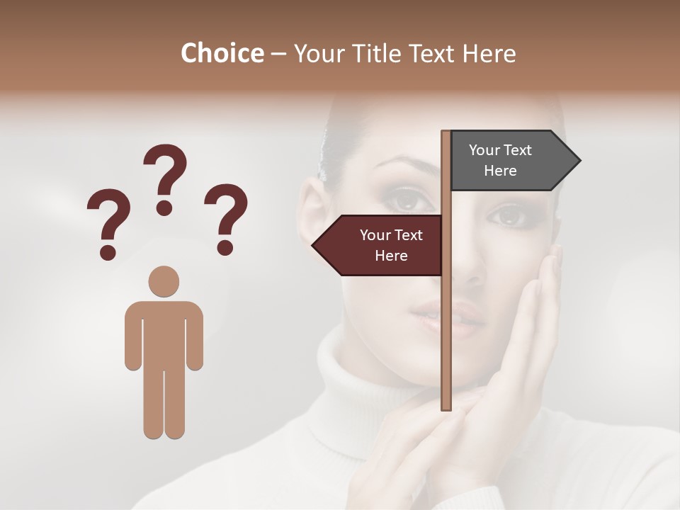 Only Female Cheerful PowerPoint Template