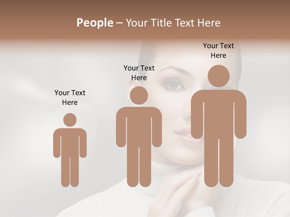 Only Female Cheerful PowerPoint Template