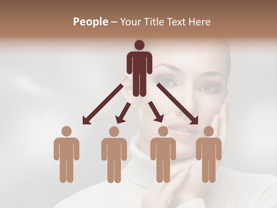 Only Female Cheerful PowerPoint Template