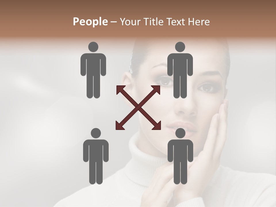 Only Female Cheerful PowerPoint Template