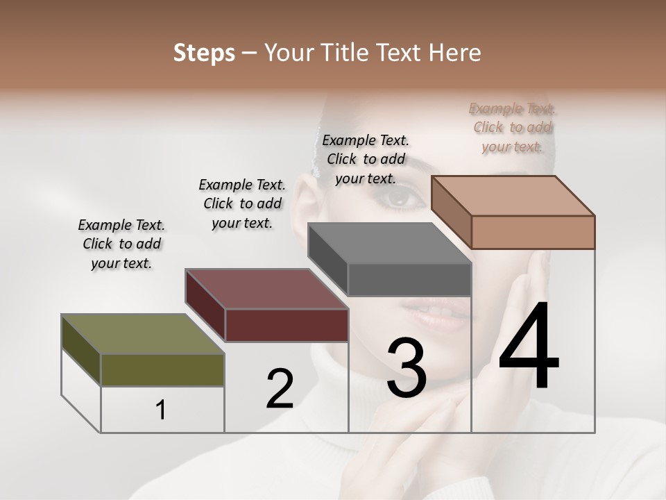 Only Female Cheerful PowerPoint Template