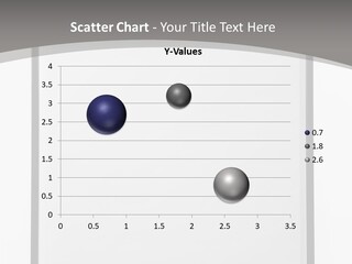 A White Board With A Black Stand On It PowerPoint Template