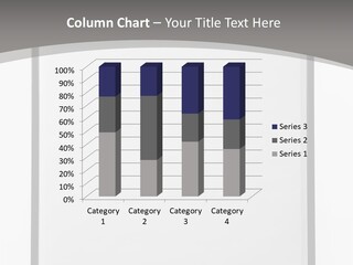 A White Board With A Black Stand On It PowerPoint Template