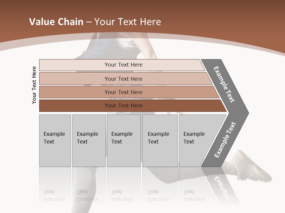 Young One Woman PowerPoint Template