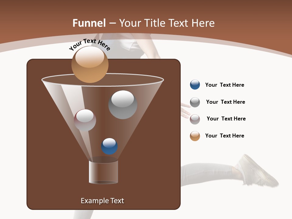 Young One Woman PowerPoint Template