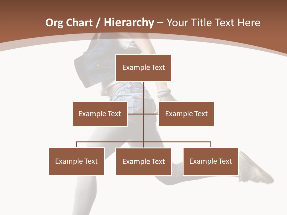 Young One Woman PowerPoint Template