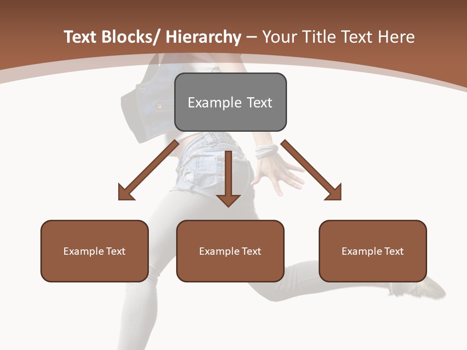 Young One Woman PowerPoint Template