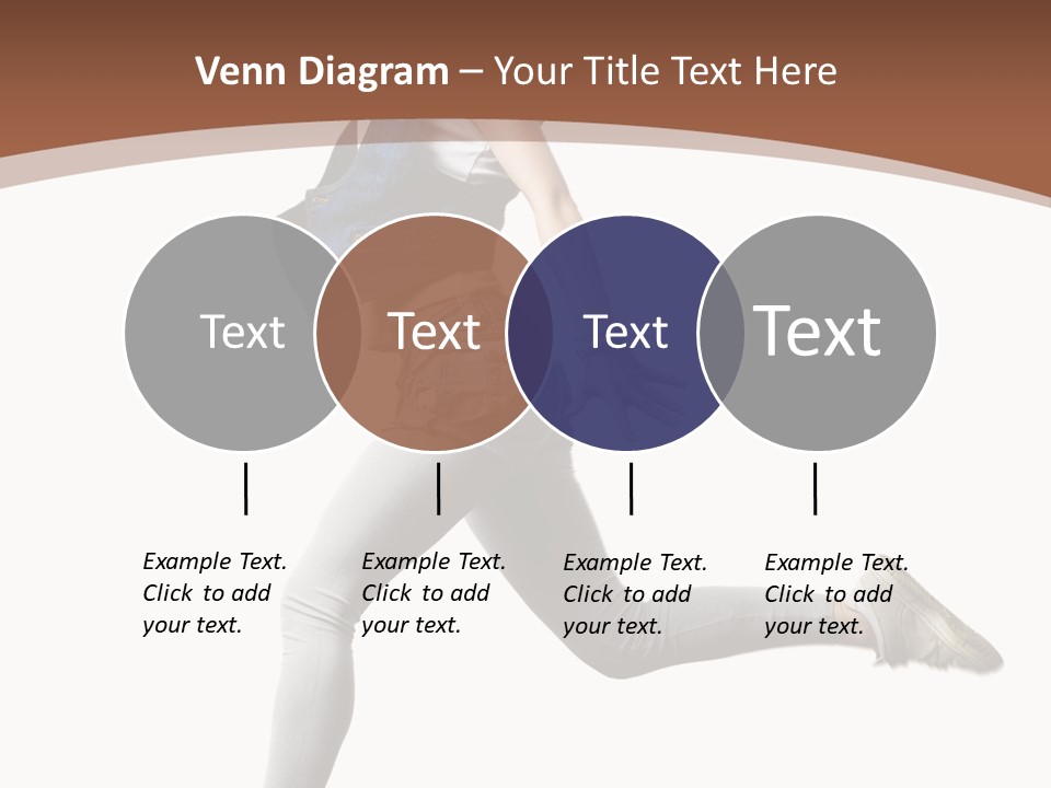 Young One Woman PowerPoint Template