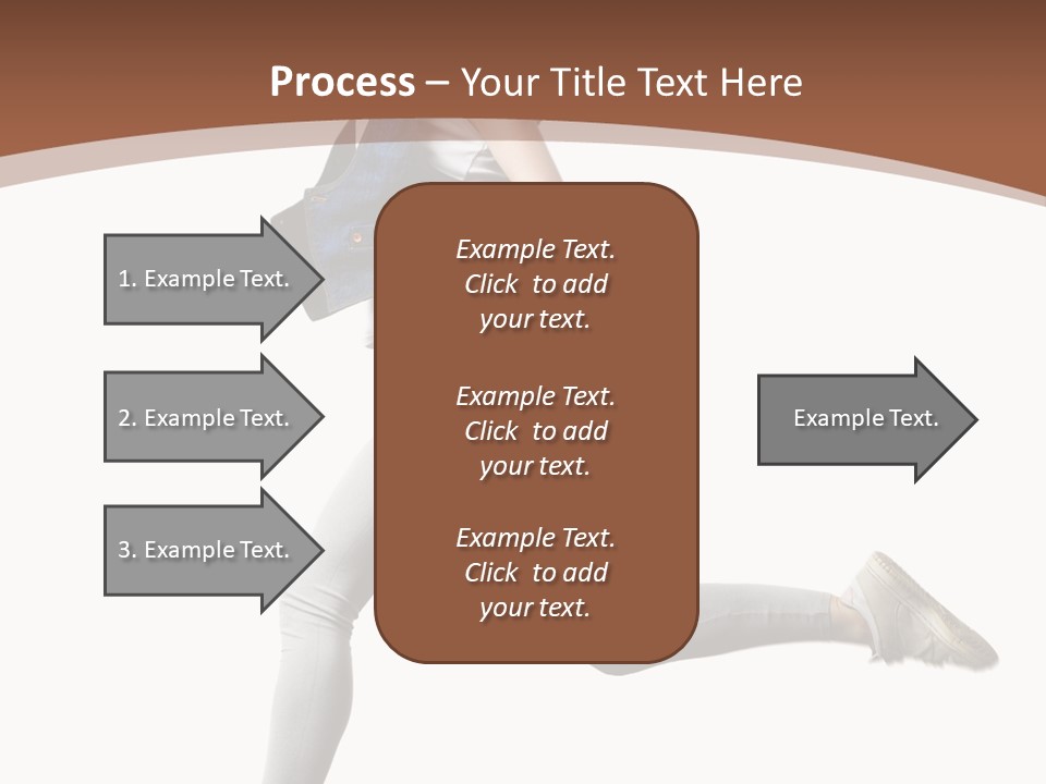 Young One Woman PowerPoint Template