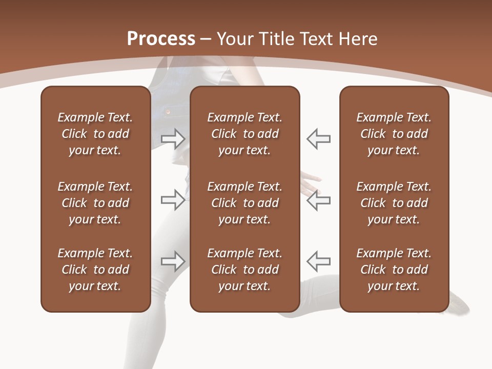 Young One Woman PowerPoint Template
