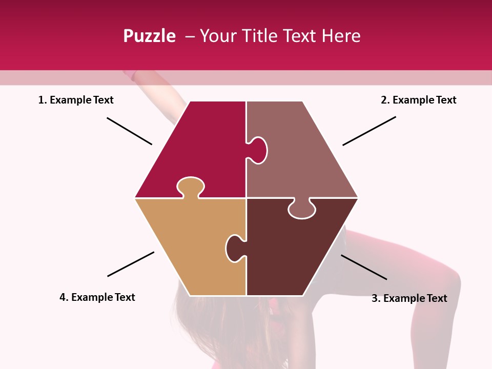 Posing Performer Agility PowerPoint Template