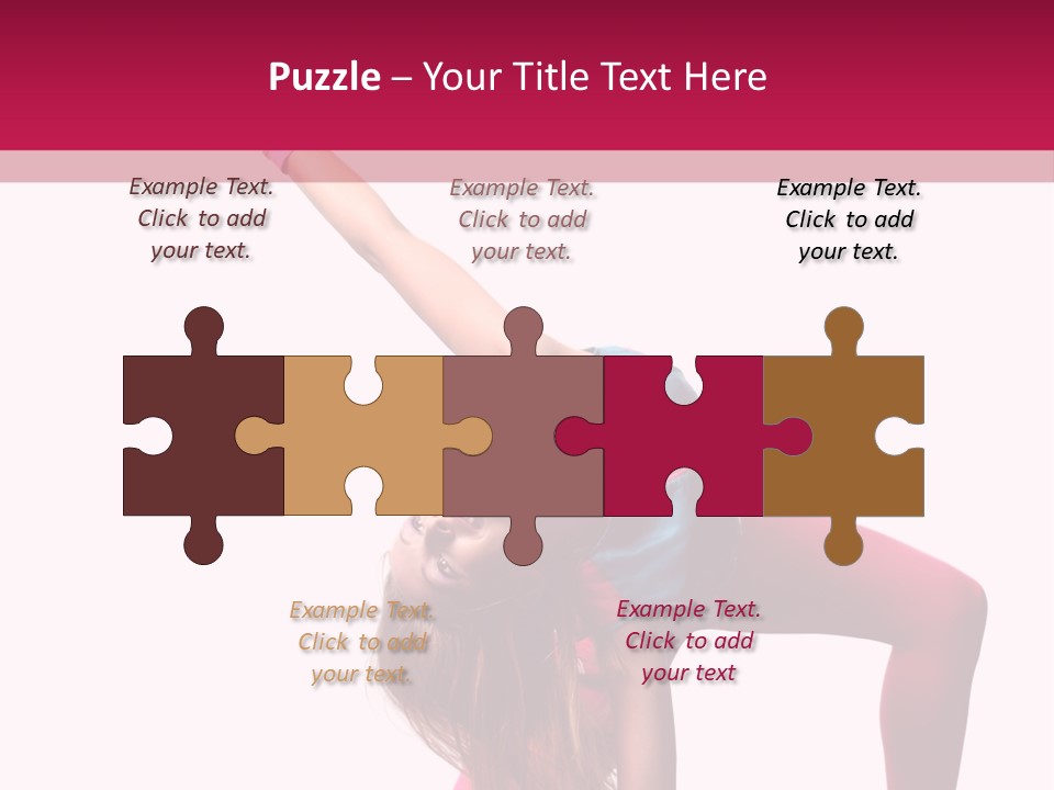 Posing Performer Agility PowerPoint Template