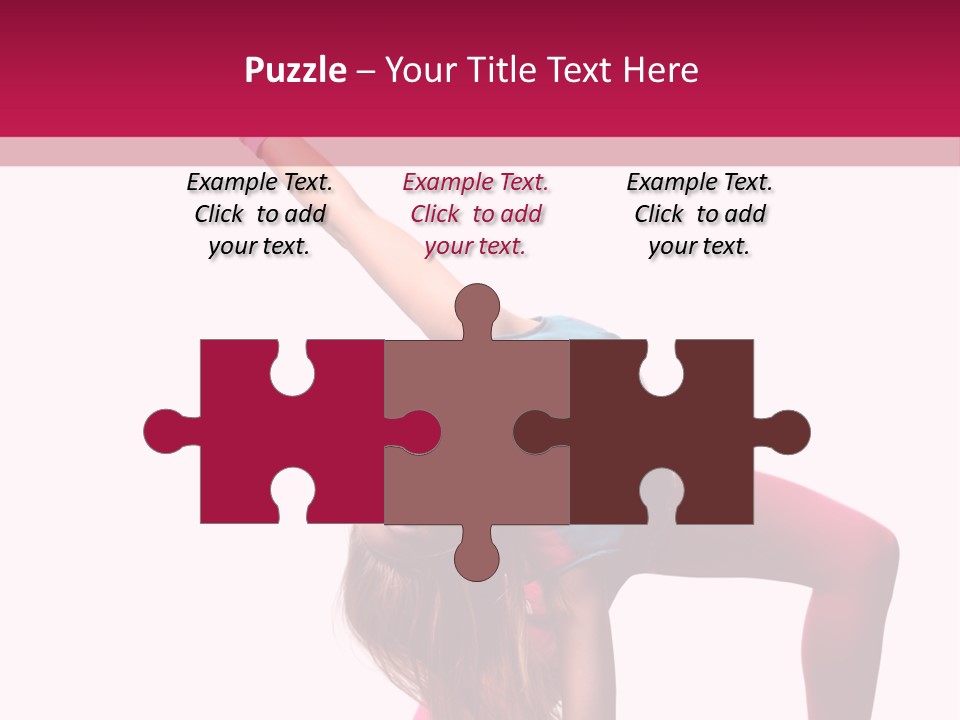 Posing Performer Agility PowerPoint Template