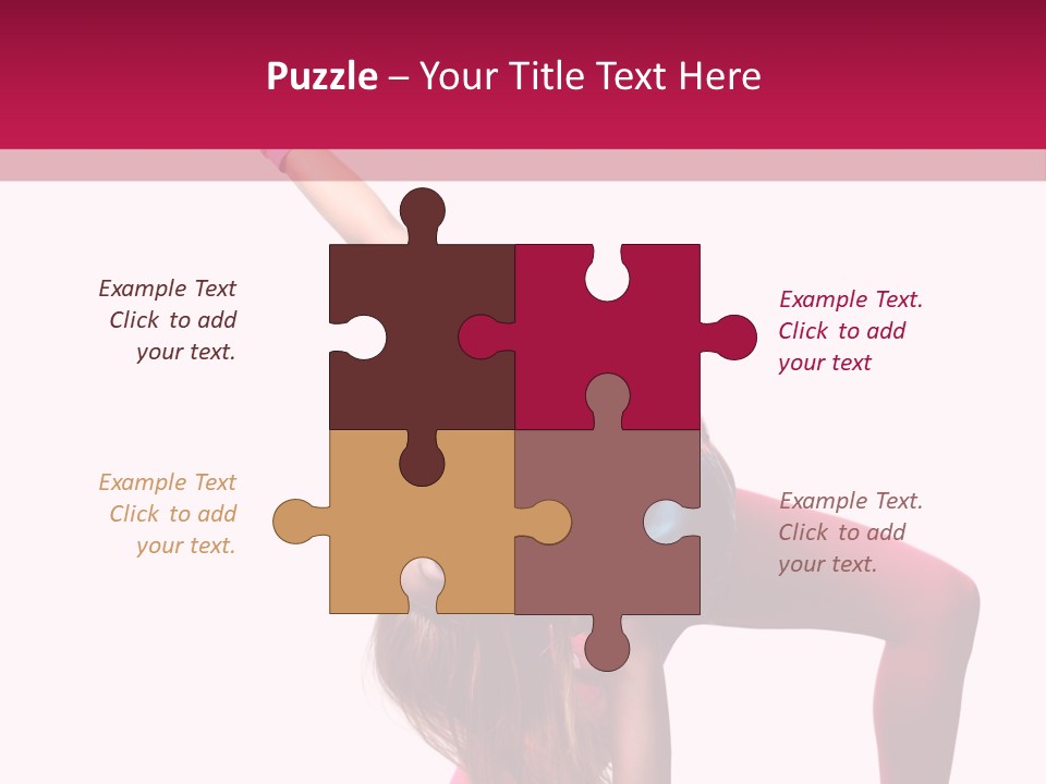 Posing Performer Agility PowerPoint Template