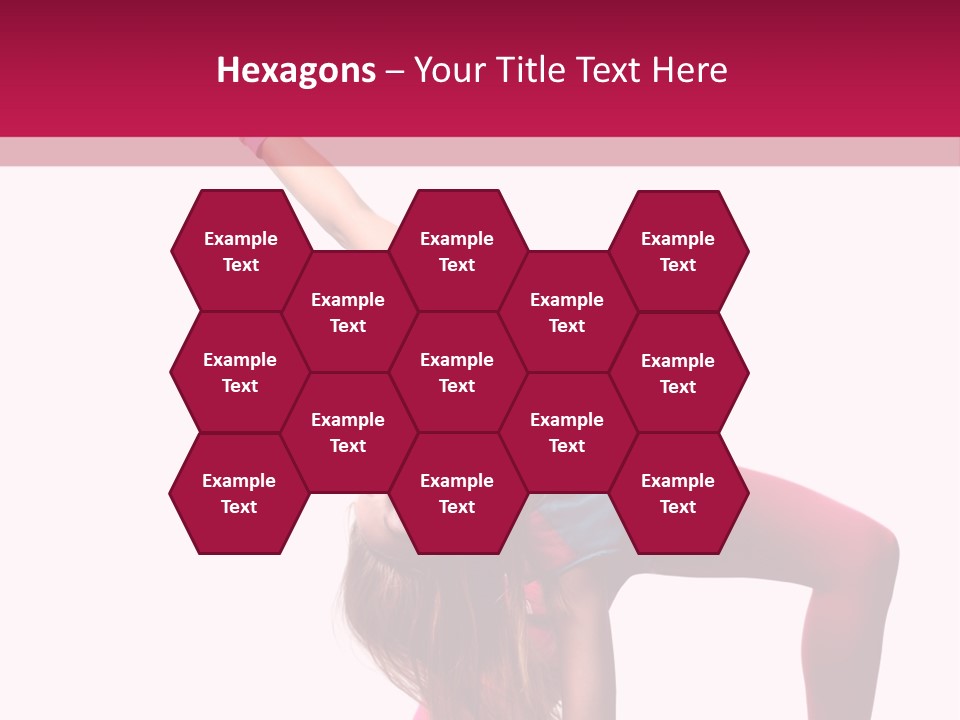 Posing Performer Agility PowerPoint Template