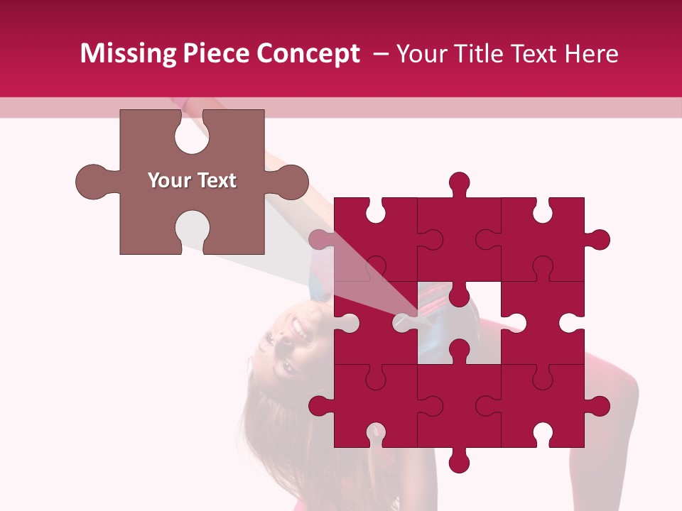 Posing Performer Agility PowerPoint Template