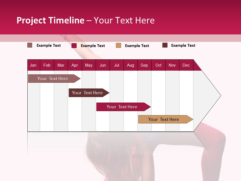 Posing Performer Agility PowerPoint Template
