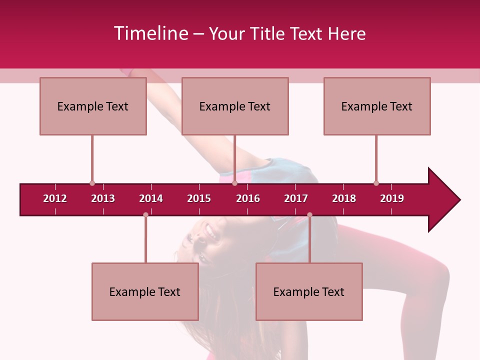 Posing Performer Agility PowerPoint Template