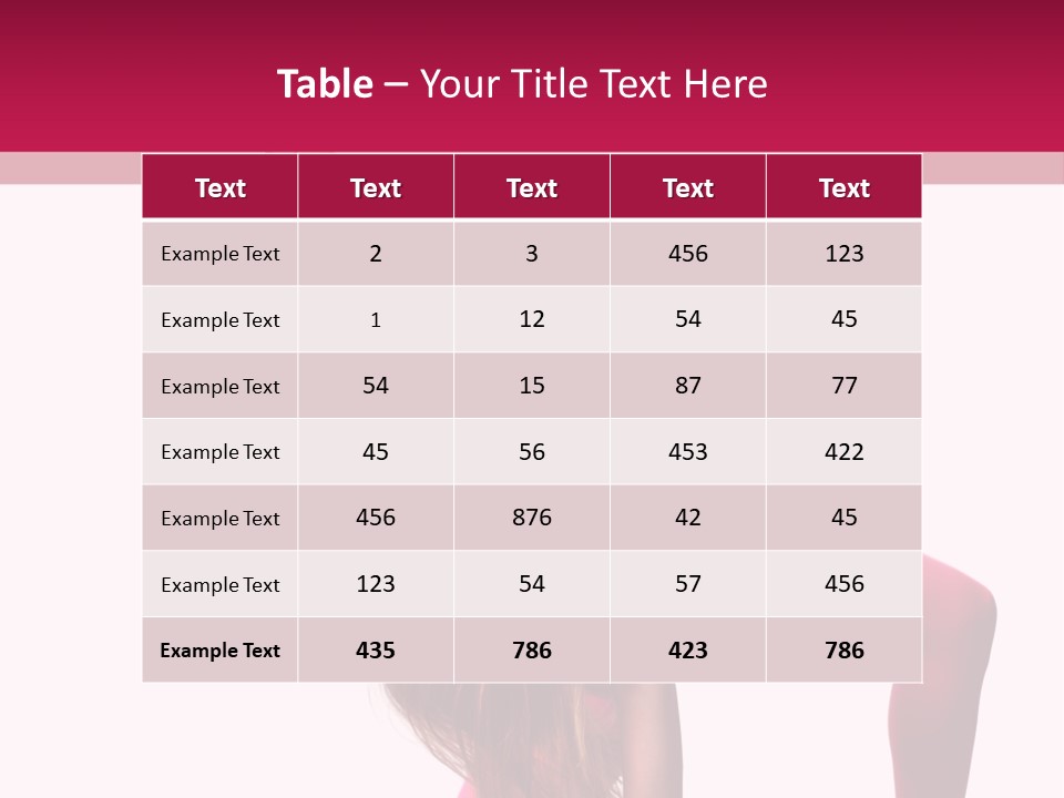 Posing Performer Agility PowerPoint Template