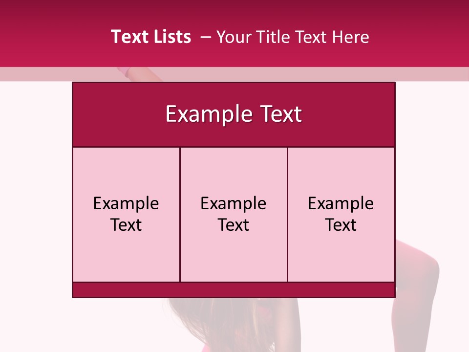 Posing Performer Agility PowerPoint Template