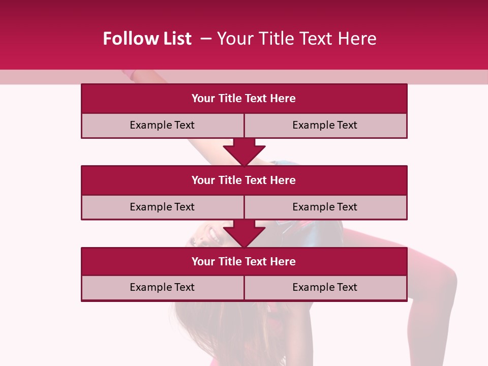 Posing Performer Agility PowerPoint Template