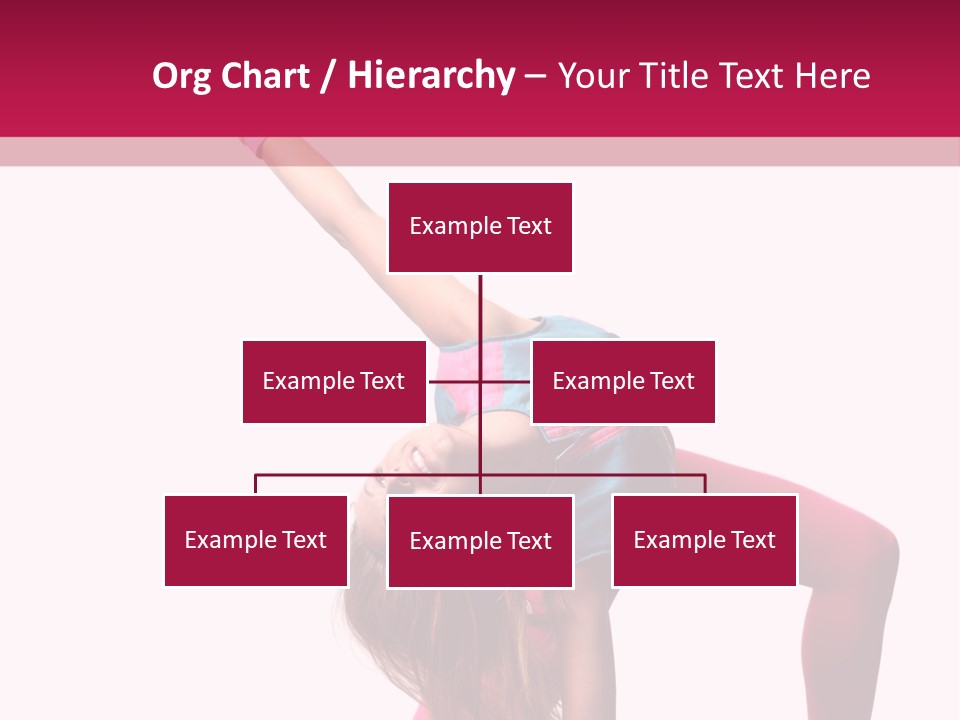 Posing Performer Agility PowerPoint Template
