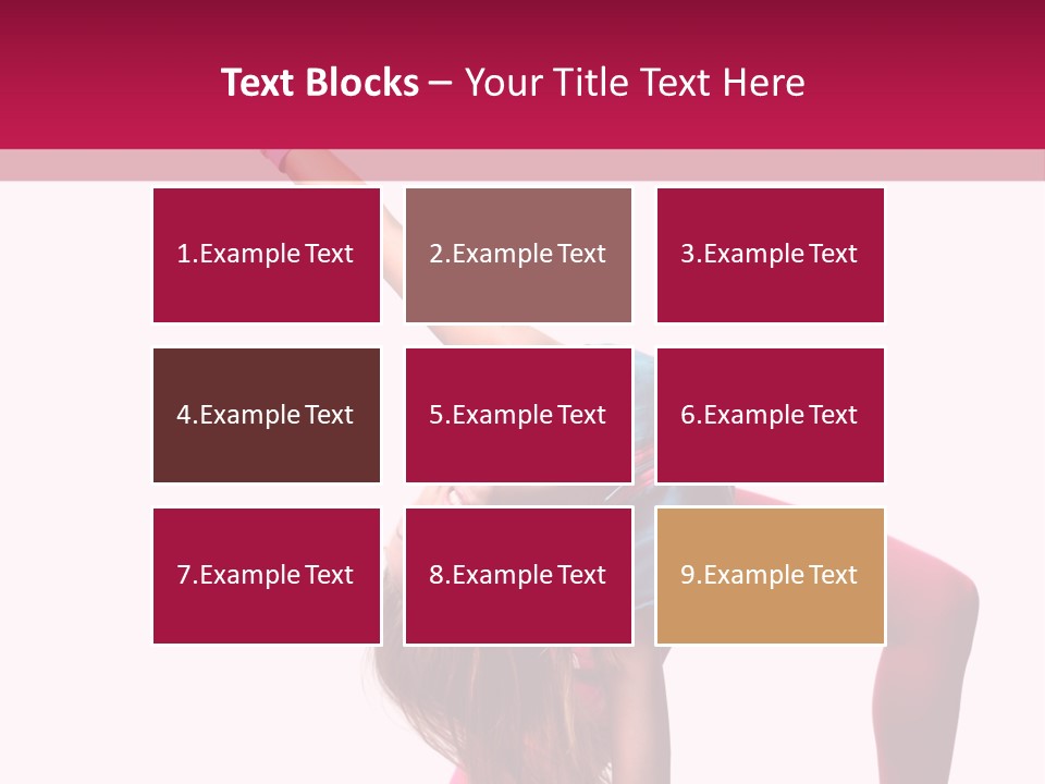 Posing Performer Agility PowerPoint Template