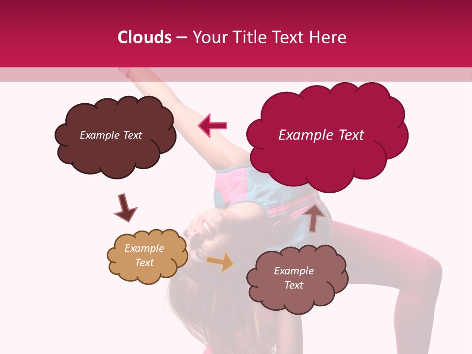 Posing Performer Agility PowerPoint Template