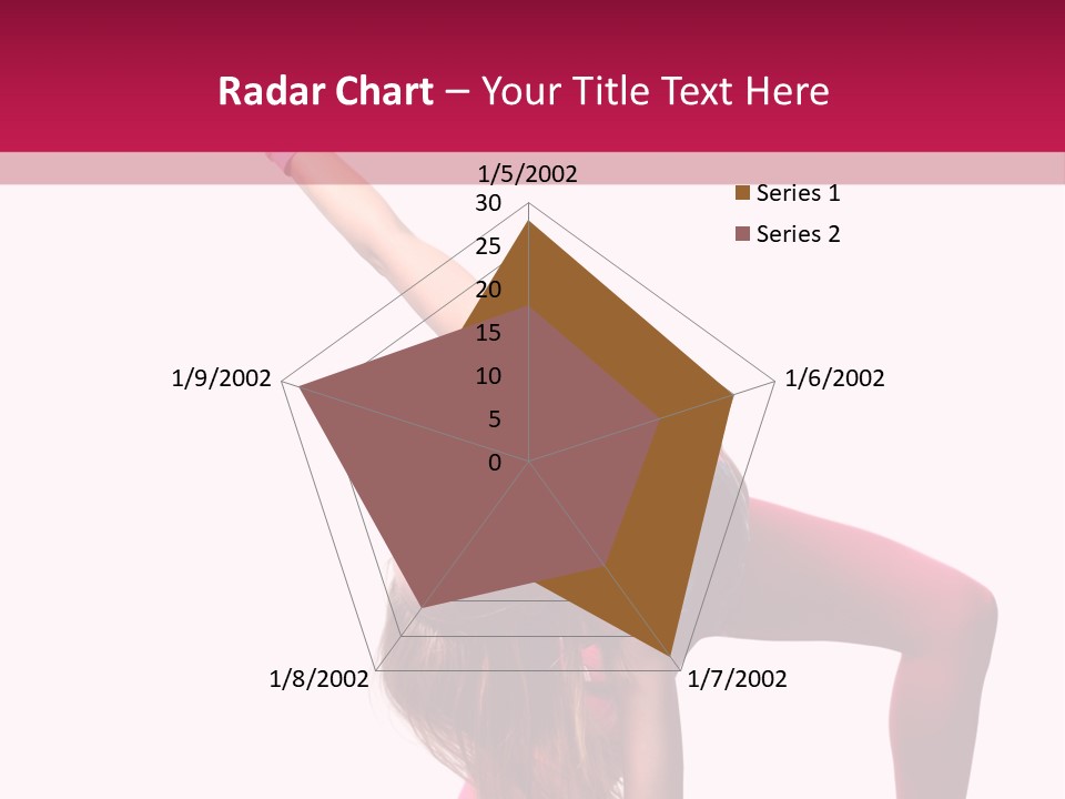 Posing Performer Agility PowerPoint Template