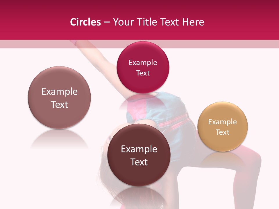 Posing Performer Agility PowerPoint Template