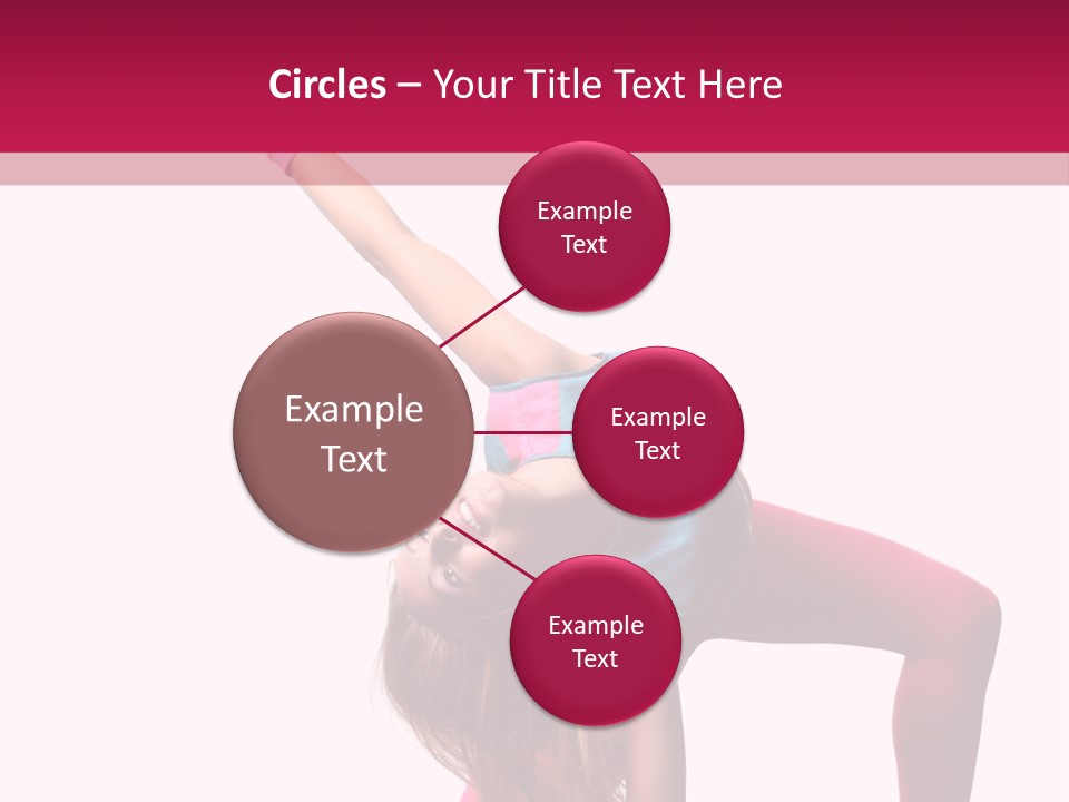 Posing Performer Agility PowerPoint Template