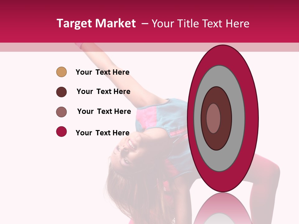 Posing Performer Agility PowerPoint Template