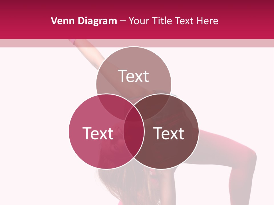 Posing Performer Agility PowerPoint Template