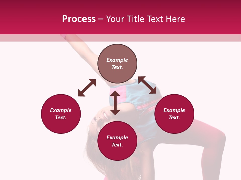 Posing Performer Agility PowerPoint Template