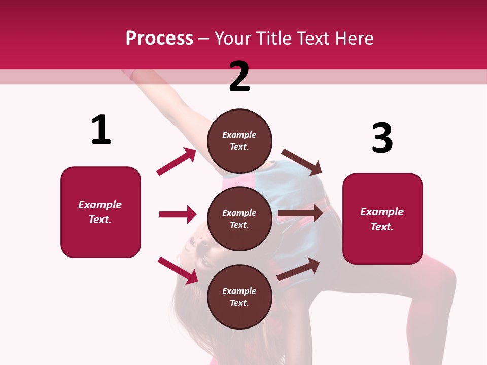 Posing Performer Agility PowerPoint Template