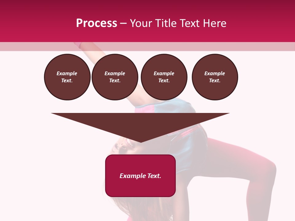 Posing Performer Agility PowerPoint Template